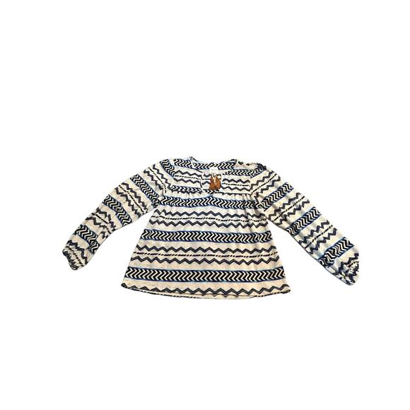 Misa Los Angeles Althea Blue Zig Zag Top - Size XS - Picture 4 of 10